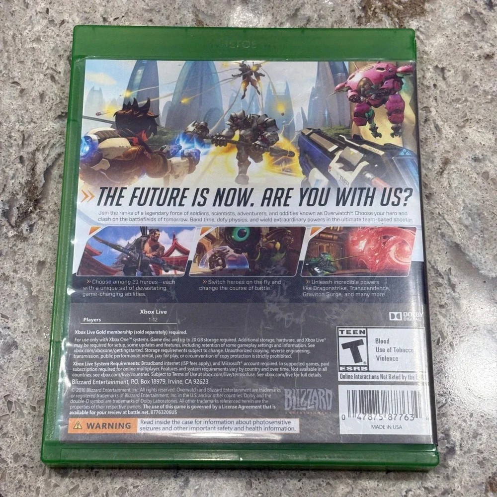 Overwatch Origins Edition Xbox One Game Shooter‎ Action Adventure